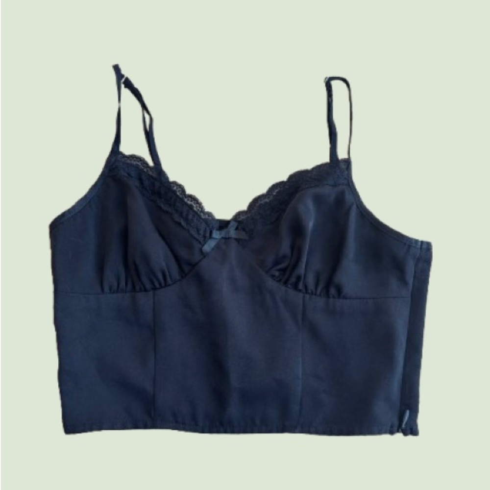 Forever 21 Black Lace Trim Camisole